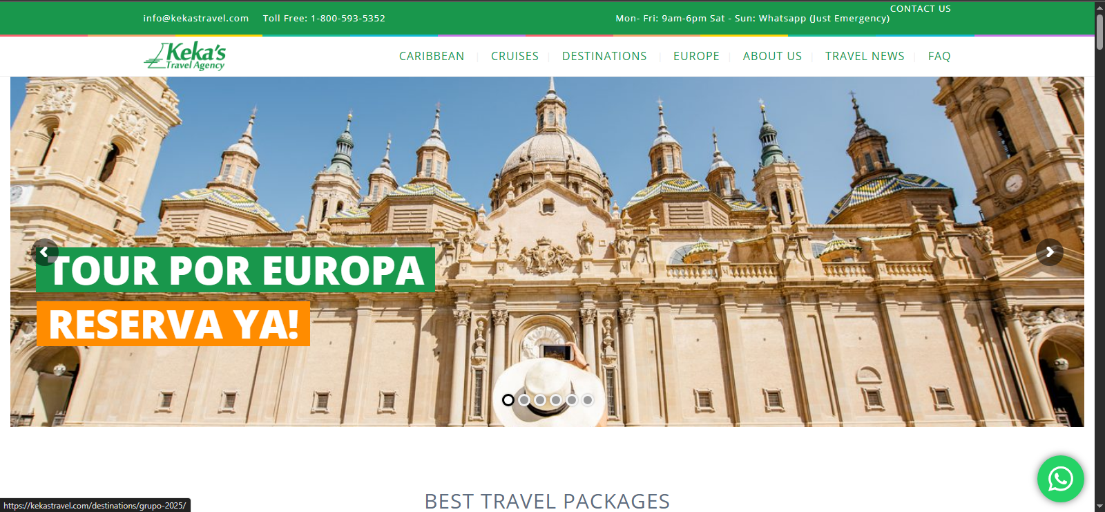 Proyecto web Keka's Travel